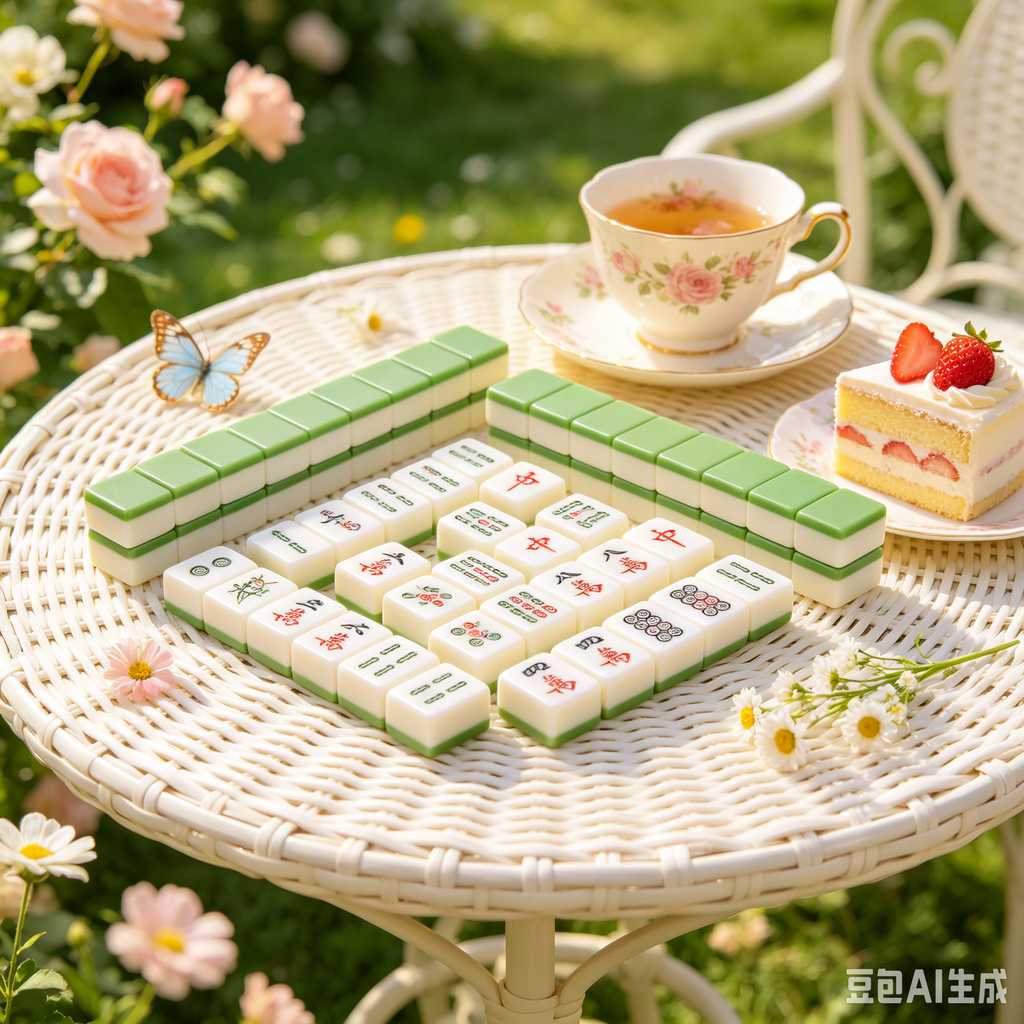 premium resin mahjong game set