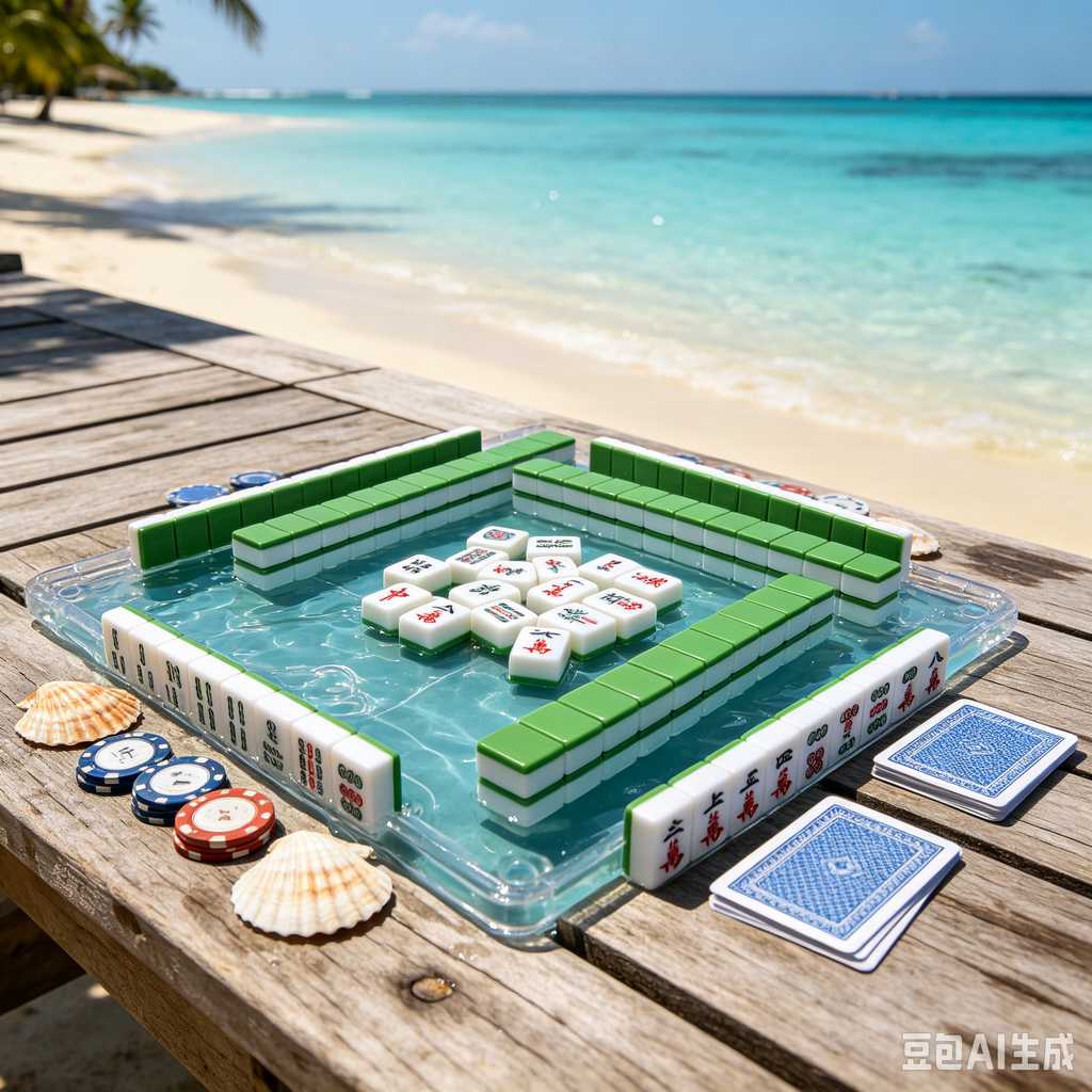 trendy color mahjong set